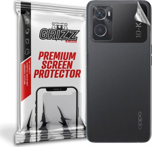 GrizzGlass Αυτοκόλλητο Προστατευτικό Πλάτης SatinSkin για Oppo K10 - Matte Φινίρισμα