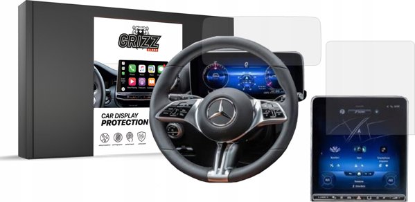 Ματ GrizzGlass Προστασία Οθόνης Αυτοκινήτου Mercedes S Klasa W223 2020
