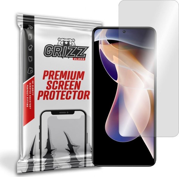 GrizzGlass Προστατευτικό Οθόνης Υδρογέλης για Xiaomi Redmi Note 11 Pro, Full Cover, Διάφανο