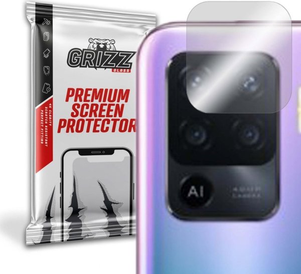 GrizzGlass Υβριδικό Γυαλί Κάμερας για Oppo Reno 5 Lite - Προστασία Φακού, 2 Τεμάχια