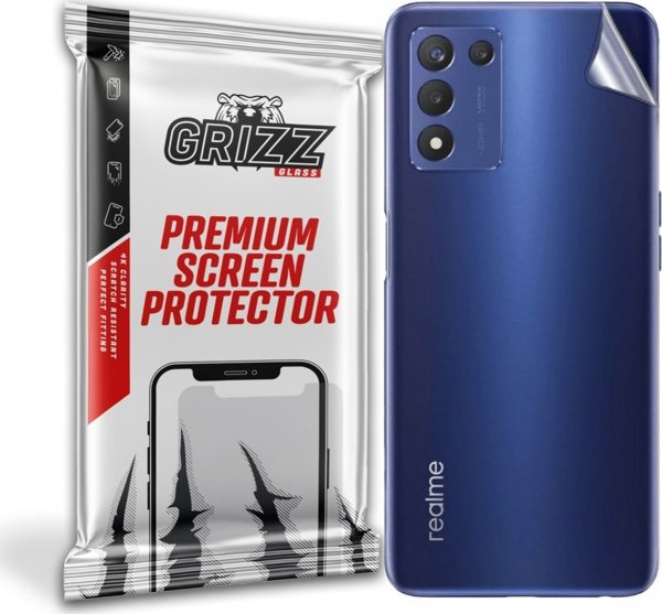 GrizzGlass Προστατευτική Μεμβράνη Πλάτης Realme Q3s 5G, SatinSkin, Αυτοκόλλητο Προστασίας, Διαφανές