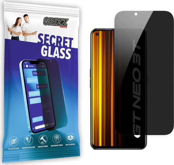 GrizzGlass Τζάμι ιδιωτικοποίησης GrizzGlass SecretGlass Realme GT Neo 3T