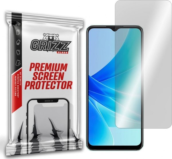 GrizzGlass Υβριδικό Γυαλί Προστασίας για Oppo A57e, Ανθεκτικό, Oleophobic Επίστρωση, Διαφανές