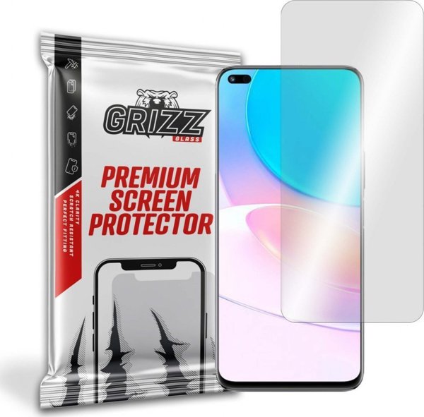 GrizzGlass Υβριδικό Γυαλί Προστασίας για Huawei Nova 8i, Ανθεκτικό, Εύκολη Τοποθέτηση, Διαφανές