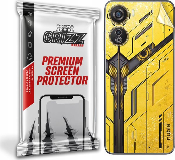 GrizzGlass Σατινέ Προστατευτικό Πίσω GrizzGlass SatinSkin για ZTE nubia Neo