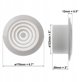 GRILLE ROUND CEILING D125MM NGA125