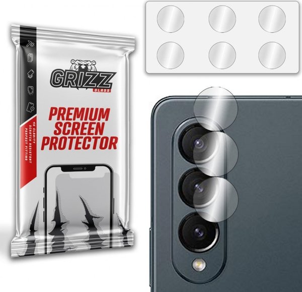 GrizzGlass HybridGlass Προστατευτικό Γυαλί Φακού Κάμερας για Samsung Galaxy Z Fold 4 - 2 Τεμάχια