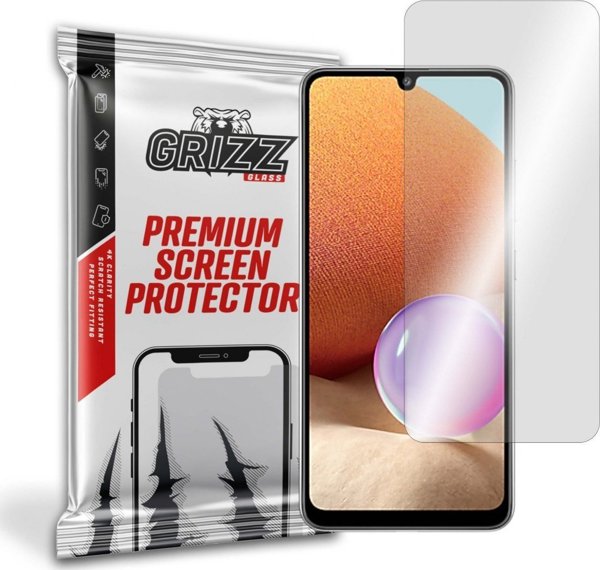 Υβριδικό Γυαλί GrizzGlass για Samsung Galaxy A32 4G - Προστασία Οθόνης με Ελαιοφοβική Επίστρωση και Αντοχή σε Χτυπήματα