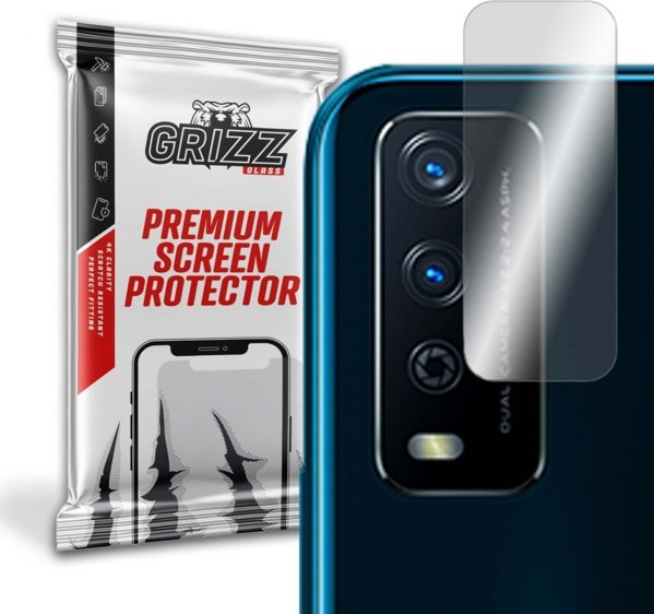 GrizzGlass Υβριδικό Γυαλί Κάμερας για Vivo Y11s - 2 Τεμάχια, Προστασία από Γρατζουνιές και Κρούσεις