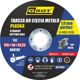 Grot Επίπεδος Δίσκος Κοπής Μετάλλων T41 125x1.0x22mm - Σετ 10 Τεμαχίων