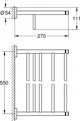 Grohe GROHE 40800001 Essentials Πολυλειτουργική κρεμάστρα πετσέτας μπάνιου