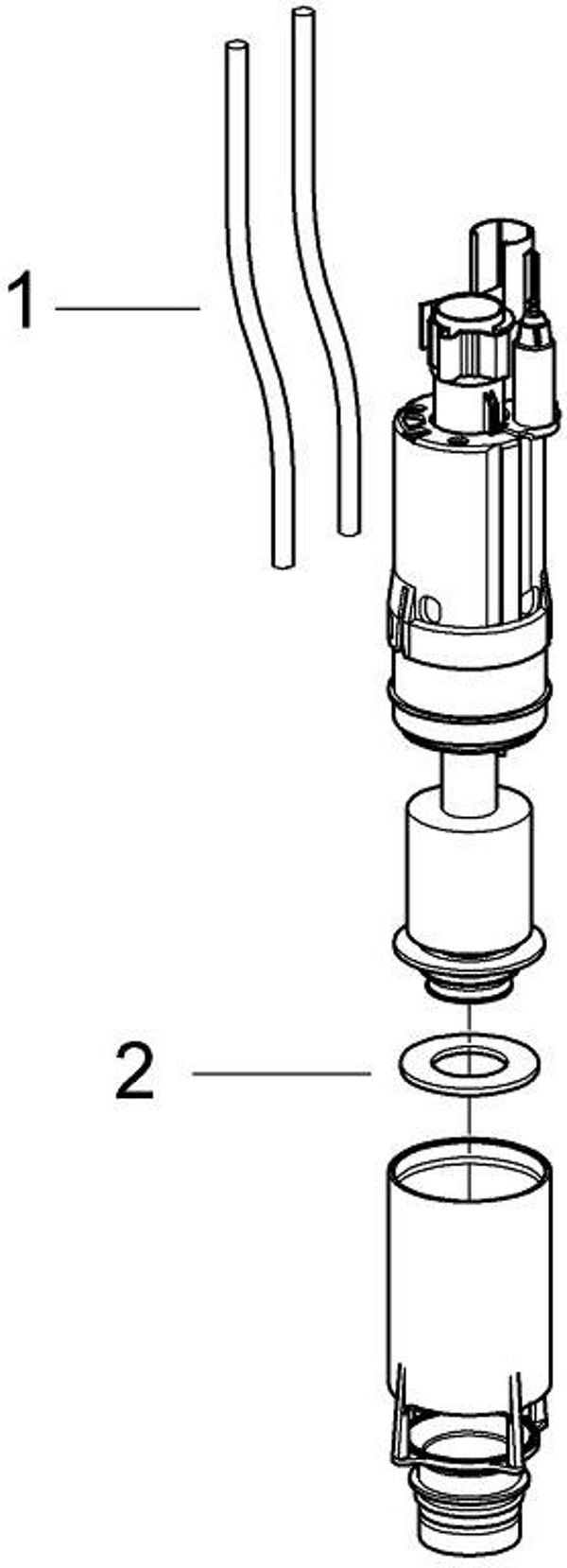 Grohe Βαλβίδα αποχέτευσης με λειτουργία Dual Flush (42253000)