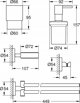 Grohe GROHE 40846001 Essentials Master bathroom accessories set 4-in-1