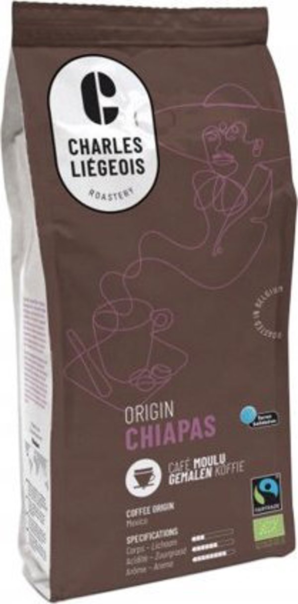 Αλεσμένος καφές Charles Liegeois Chiapas, 250 γρ