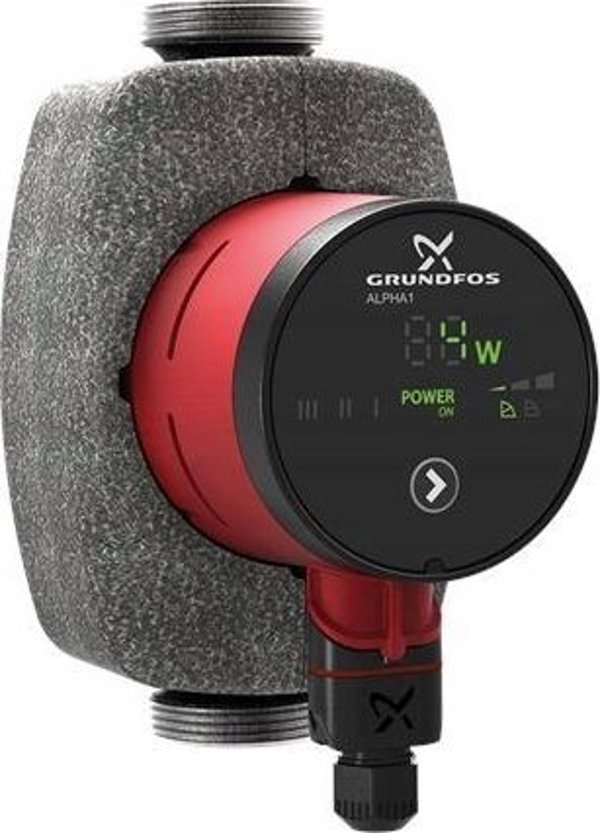Grundfos Κυκλοφορητής Θέρμανσης ALPHA1 25-60 N 180, 1x230V, Ανοξείδωτο Ατσάλι, 50Hz