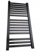 Hydroland Θερμαντικό Σώμα Μπάνιου Kumiko 750x540mm, 340W, Μαύρο Ματ