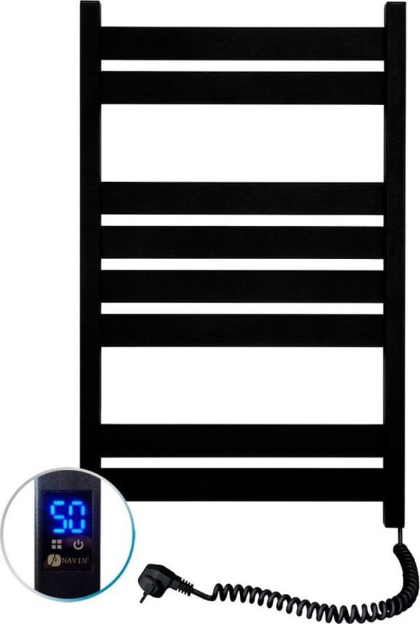 Ηλεκτρικός στεγνωτήρας πετσετών Navin Grzejnik Navin Largo 500*800 Αισθητήρας δεξιά μαύρο