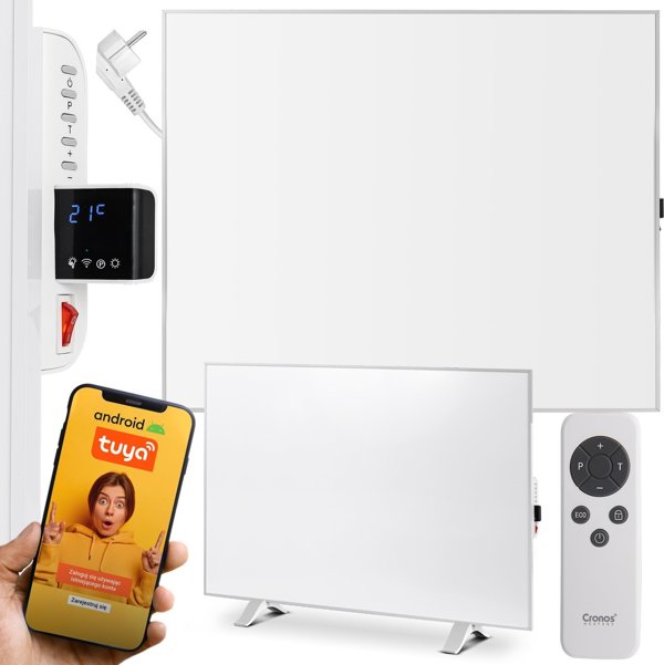 Heckermann θερμαντικό σώμα IR CRONOS Synthelith PRO CRP-300TWP Γκρι 12906623 5904507664299