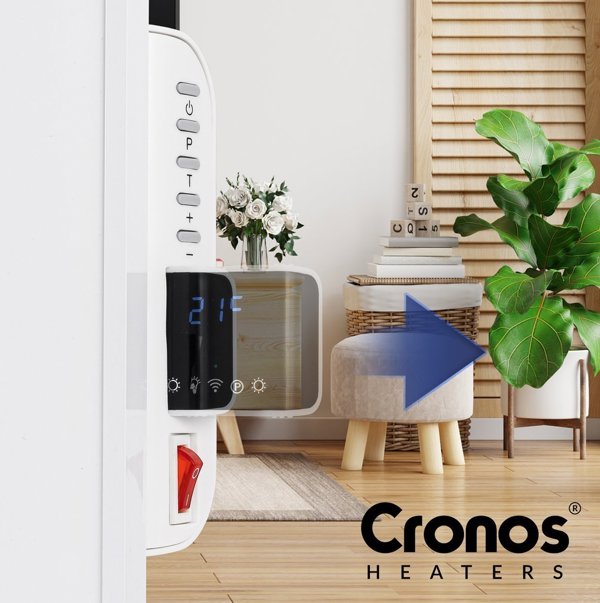 Heckermann θερμαντικό σώμα IR CRONOS Synthelith PRO CRP-300TWP Γκρι 12906623 5904507664299