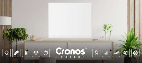 Heckermann θερμαντικό σώμα IR CRONOS Synthelith PRO CRP-300TWP Γκρι 12906623 5904507664299