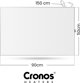 Καλοριφέρ Cronos θερμαντικό πάνελ υπερύθρων CRONOS Synthelith PRO CRP-500TWP Γκρι 12906605 5904507664350