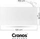 Καλοριφέρ Cronos θερμαντικό πάνελ υπερύθρων CRONOS Synthelith PRO CRP-770TWP Λευκό 12906615 5904507664404