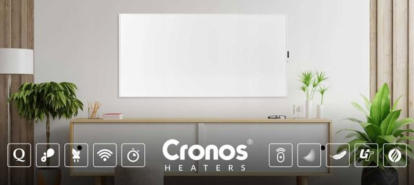 Καλοριφέρ Cronos θερμαντικό πάνελ υπερύθρων CRONOS Synthelith PRO CRP-770TWP Λευκό 12906615 5904507664404