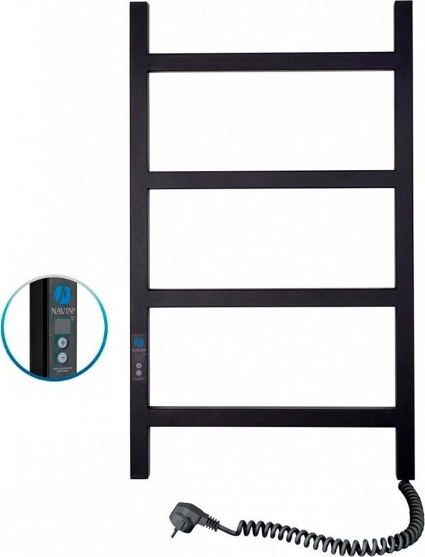 Ηλεκτρικός στεγνωτήρας πετσετών Navin Navin Nordic 500*800 Ψηφιακός δεξιά μαύρος 12-241052-5080