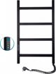 Ηλεκτρικός στεγνωτήρας πετσετών Navin Navin Nordic 500*800 Ψηφιακός δεξιά μαύρος 12-241052-5080