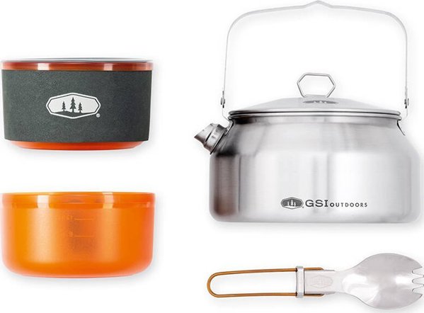 GSI Outdoors Glacier Ketalist, Σύστημα Μαγειρέματος από Ανοξείδωτο Ατσάλι, 1L