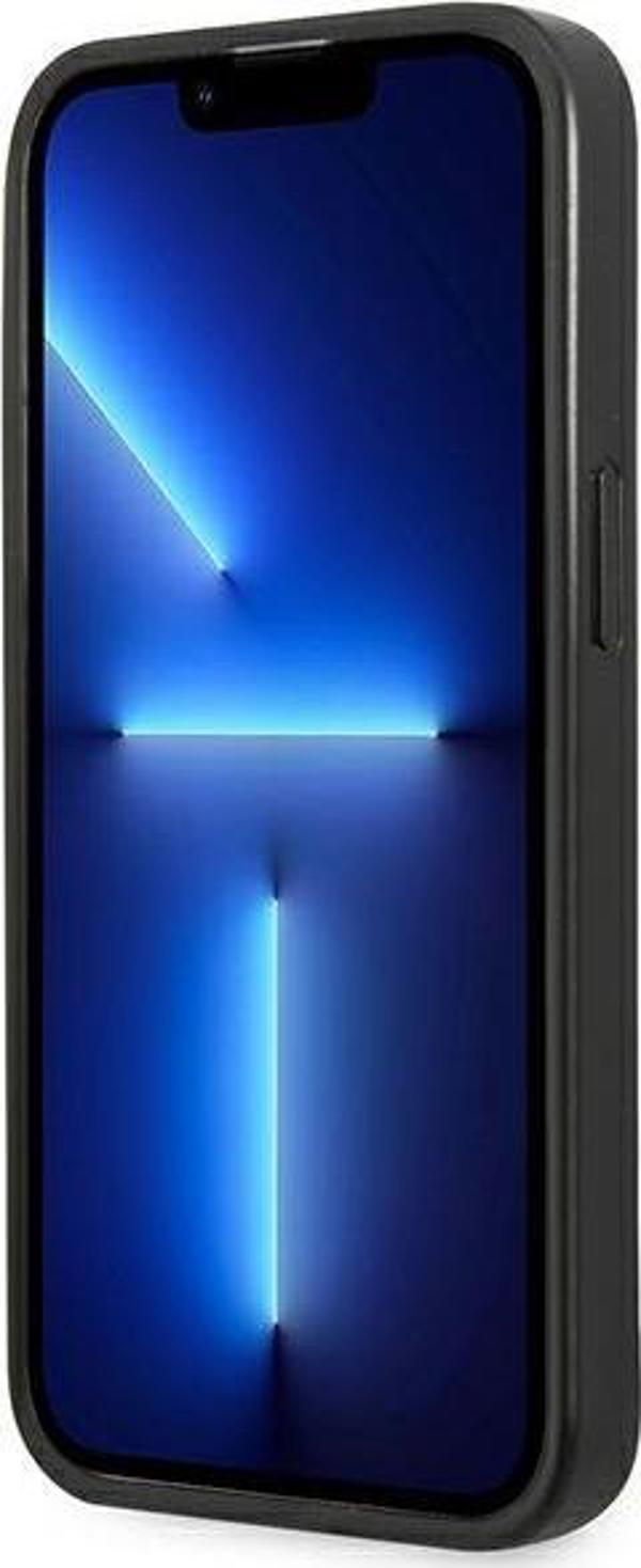 Guess Guess GUHCP13MPSATLG iPhone 13 6,1" ασημί/silver σκληρή θήκη SaffianoTriangle Logo