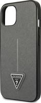 Guess Guess GUHCP13MPSATLG iPhone 13 6,1" ασημί/silver σκληρή θήκη SaffianoTriangle Logo