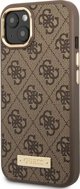 Guess Guess GUHMP14MU4GPRW iPhone 14 Plus 6,7" καφέ σκληρή θήκη 4G Logo Plate MagSafe NoSize