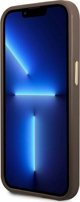 Guess Guess GUHMP14MU4GPRW iPhone 14 Plus 6,7" καφέ σκληρή θήκη 4G Logo Plate MagSafe NoSize