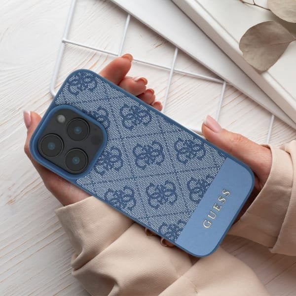 Guess Guess GUHCP16XG4GLPI iPhone 16 Pro Max 6.9" ροζ/hardcase 4G Bottom Stripe