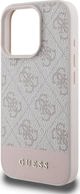 Guess Guess GUHCP16XG4GLPI iPhone 16 Pro Max 6.9" ροζ/hardcase 4G Bottom Stripe
