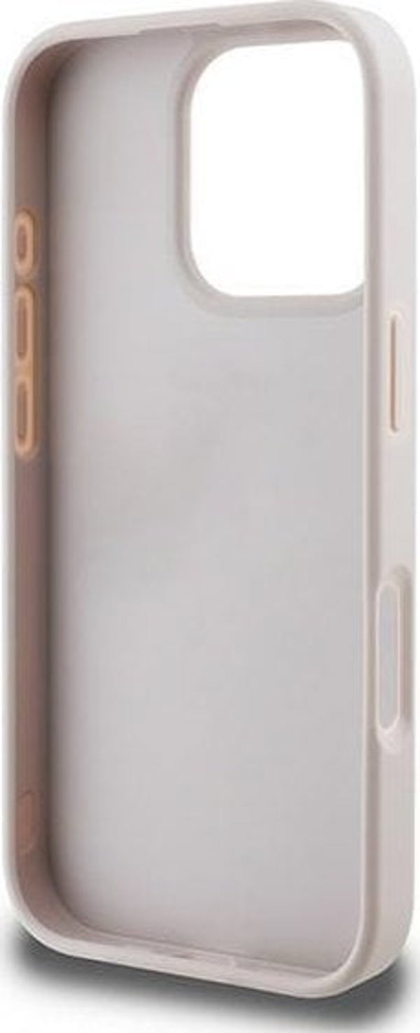 Guess Guess GUHCP16XG4GLPI iPhone 16 Pro Max 6.9" ροζ/hardcase 4G Bottom Stripe