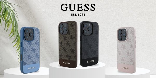 Guess Guess GUHCP16XG4GLPI iPhone 16 Pro Max 6.9" ροζ/hardcase 4G Bottom Stripe