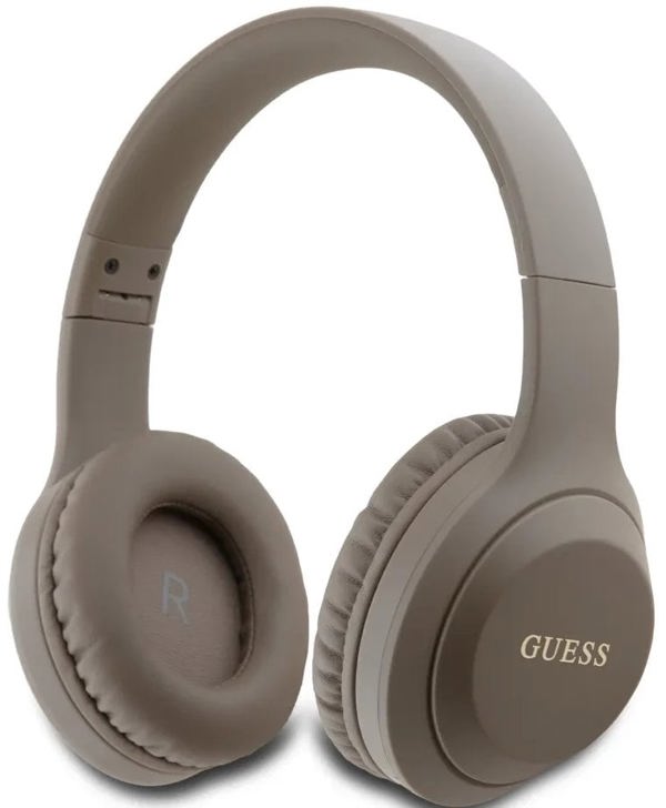 GUESS Wireless Bluetooth Headset Classic Logo Brown, GUBHV21SFGSW, Universal