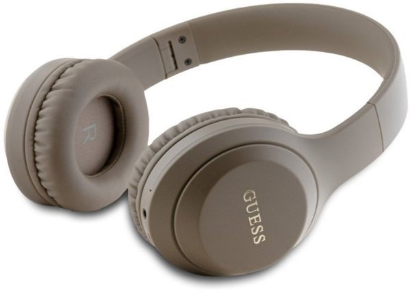 GUESS Wireless Bluetooth Headset Classic Logo Brown, GUBHV21SFGSW, Universal