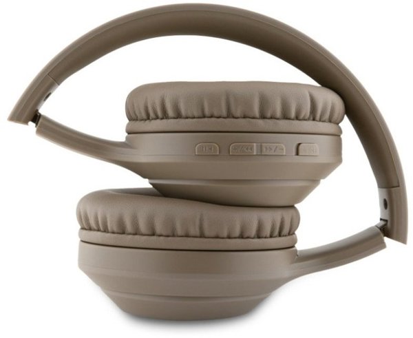 GUESS Wireless Bluetooth Headset Classic Logo Brown, GUBHV21SFGSW, Universal