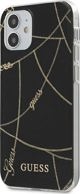 Guess Θήκη Guess GUHCP12SPCUCHBK για iPhone 12 5,4 μαύρο/black hardcase Gold Chain Collection (106797) - om-67489