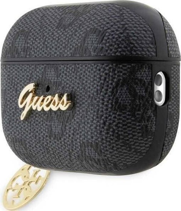 Guess Θήκη Guess GUAP2G4GSMK Apple AirPods Pro 2 μαύρο 4G Charm Collection