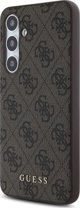 Guess Guess GUHCS24FEG4GFBR S24 FE S721 brown/brown hardcase 4G Metal Gold Logo