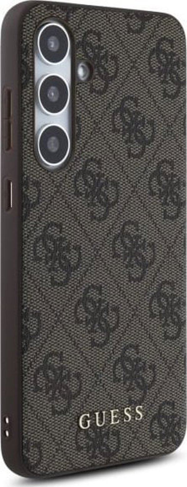 Guess Guess GUHCS24FEG4GFBR S24 FE S721 brown/brown hardcase 4G Metal Gold Logo