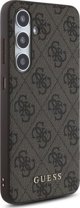 Guess Guess GUHCS24FEG4GFBR S24 FE S721 brown/brown hardcase 4G Metal Gold Logo