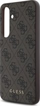 Guess Guess GUHCS24FEG4GFBR S24 FE S721 brown/brown hardcase 4G Metal Gold Logo