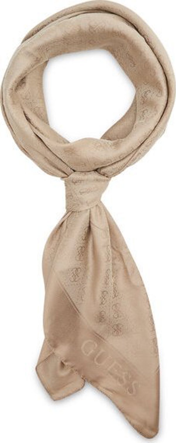 Guess, Rossana, Υφασμάτινο Κασκόλ, Λογότυπο 4G, AW8851 POL03, 135 x 135 cm, Για Γυναίκες