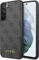 Guess case for Samsung Galaxy S23 GUHCS23SG4GFGR grey hardcase 4G Metal Gold Logo 3666339116958