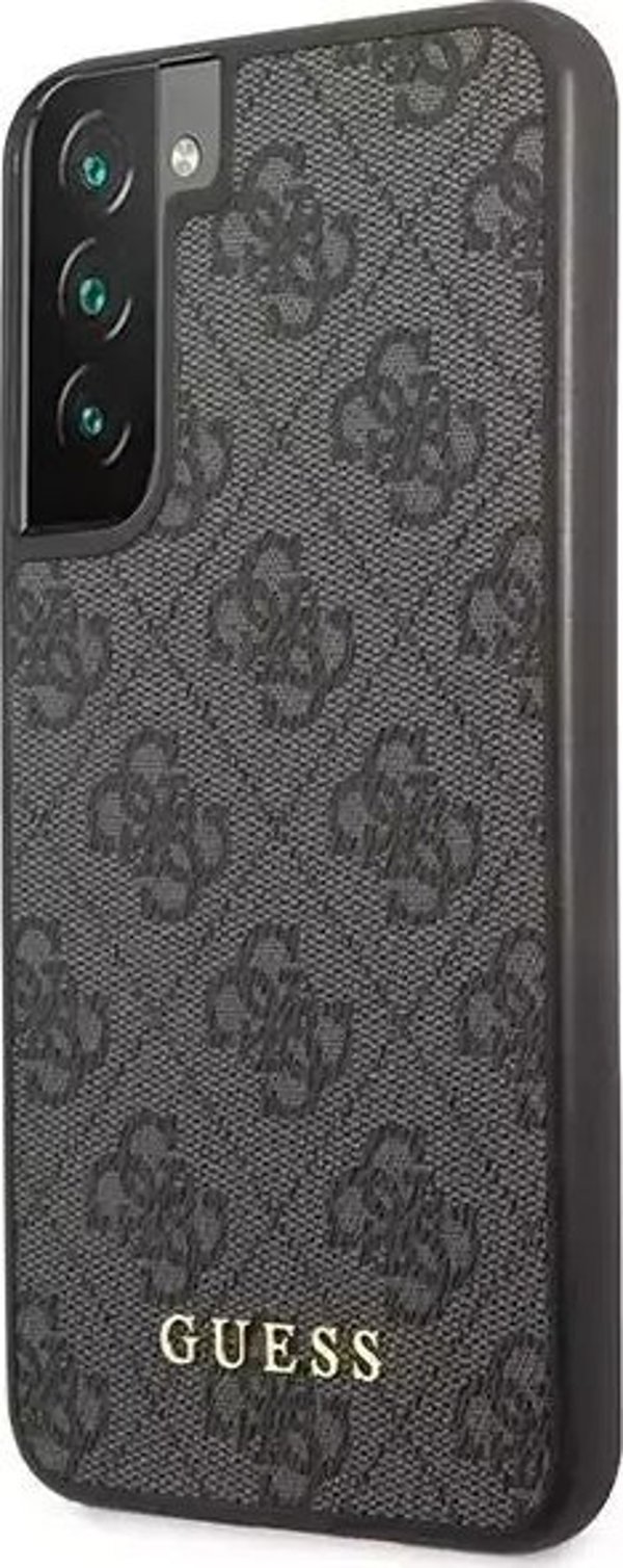 Guess case for Samsung Galaxy S23 GUHCS23SG4GFGR grey hardcase 4G Metal Gold Logo 3666339116958